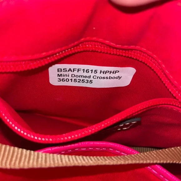 Dooney & Bourke Raspberry Mini Domed Shoulder Bag - Picture 6 of 9